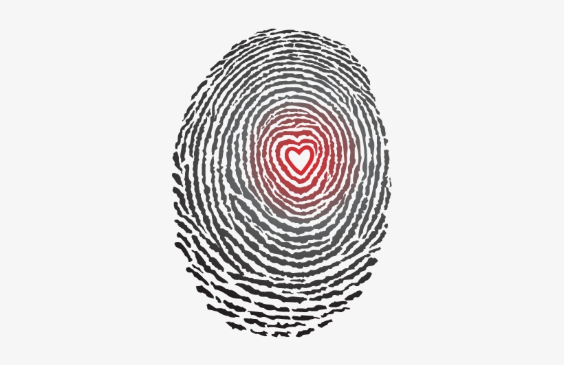 For Real Success, Modern Marketing Must Connect On - Fingerprint With Heart Png, transparent png #947792