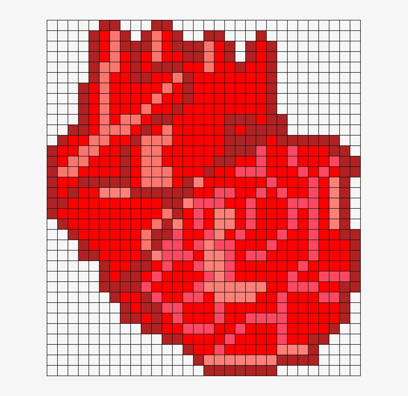 Human Heart Perler Bead Pattern / Bead Sprite - Central City Brewing Co Ltd, transparent png #948157