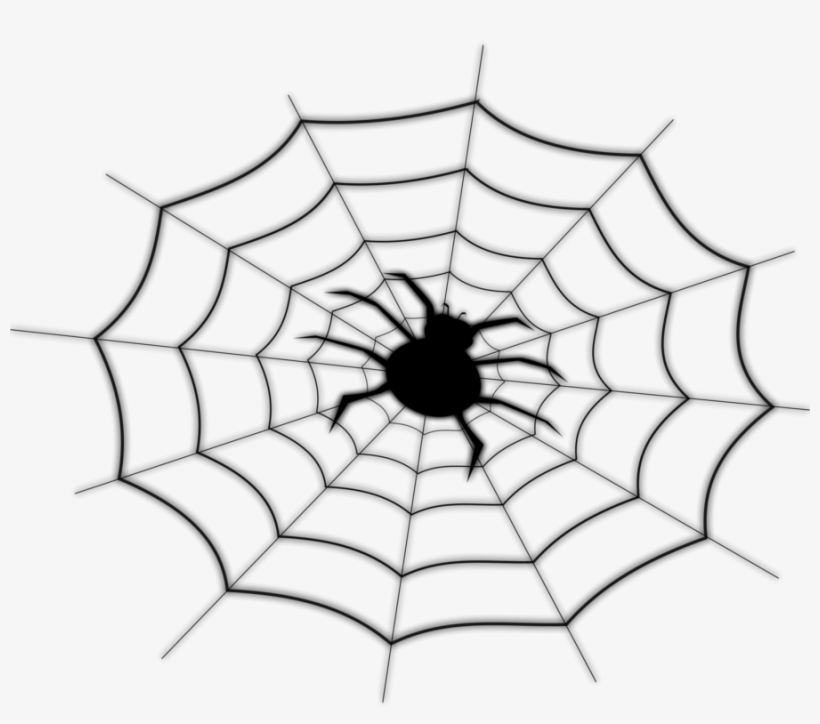 Spider Web Spider-man Drawing Line Art - Spider Line Drawing, transparent png #948182