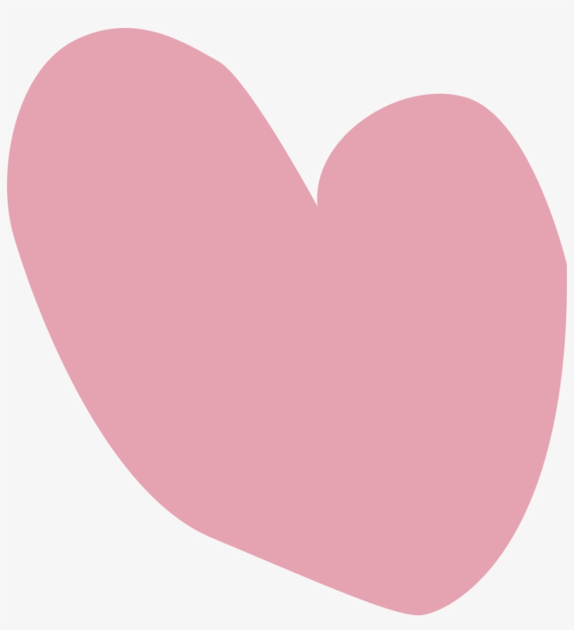 Pink-heart - Pink Heart, transparent png #948237