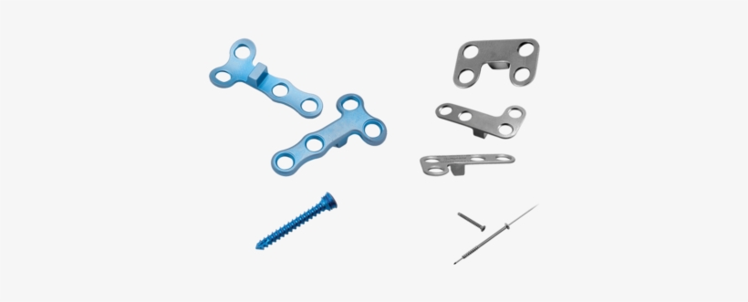 Foot And Ankle Metal Plates And Screws 1 Large - Metal Plate And Screws In Knee, transparent png #948414