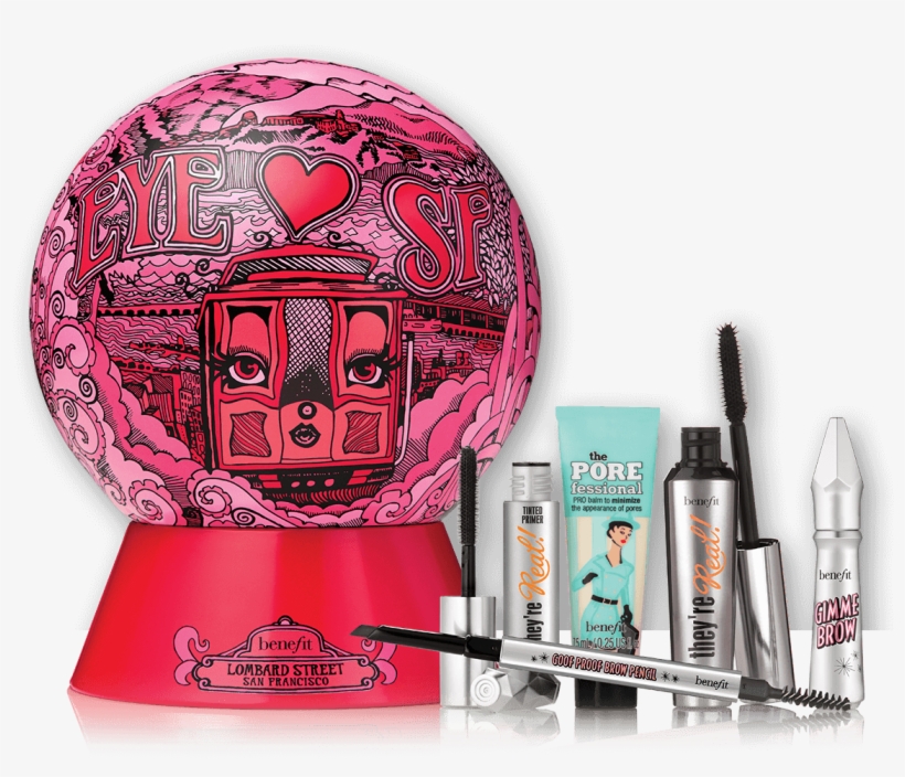 Eye Heart San Francisco Christmas Makeup Kit Contains - Benefit Eye Heart Sf Gift Set, transparent png #948508