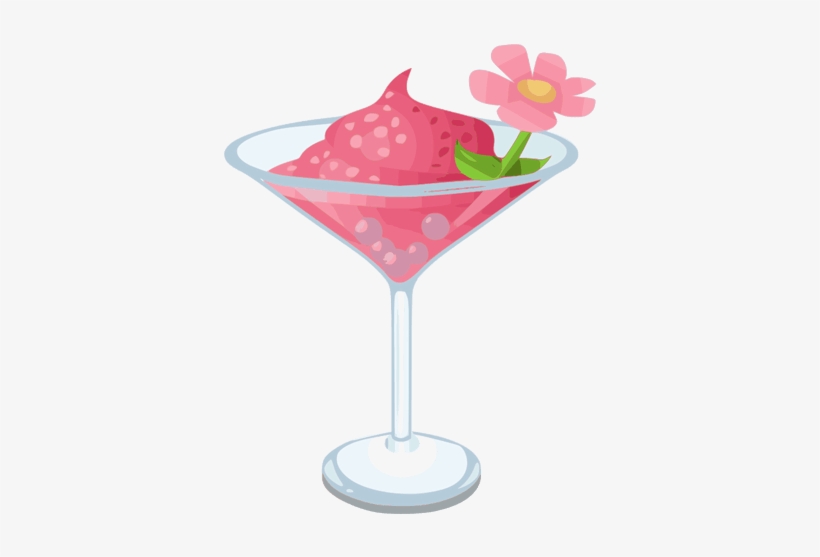 Pink Lady Cocktail Vector Clip Art - Clip Art Pink Cocktails, transparent png #948664