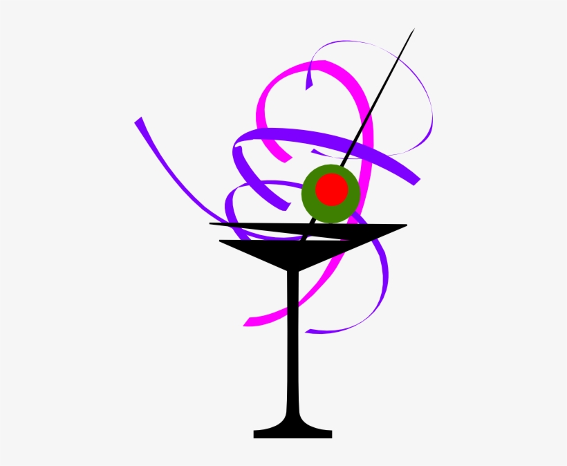 Cartoon Martini Glass - Cocktail Glass, transparent png #948680