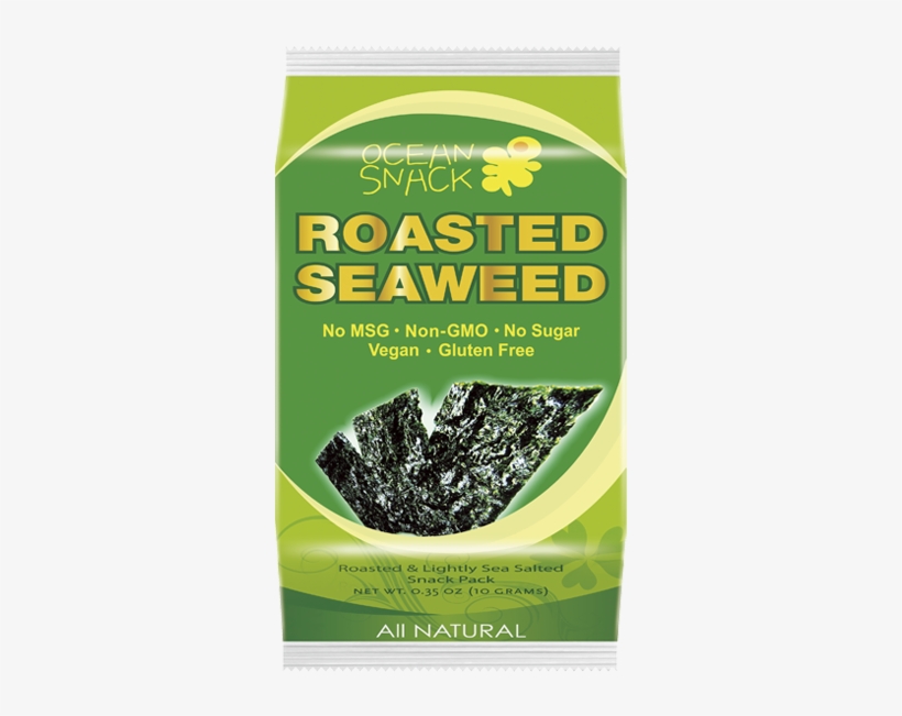 Name - Ocean Snack Roasted Seaweed Snack - 0.18 Oz Packet, transparent png #949072