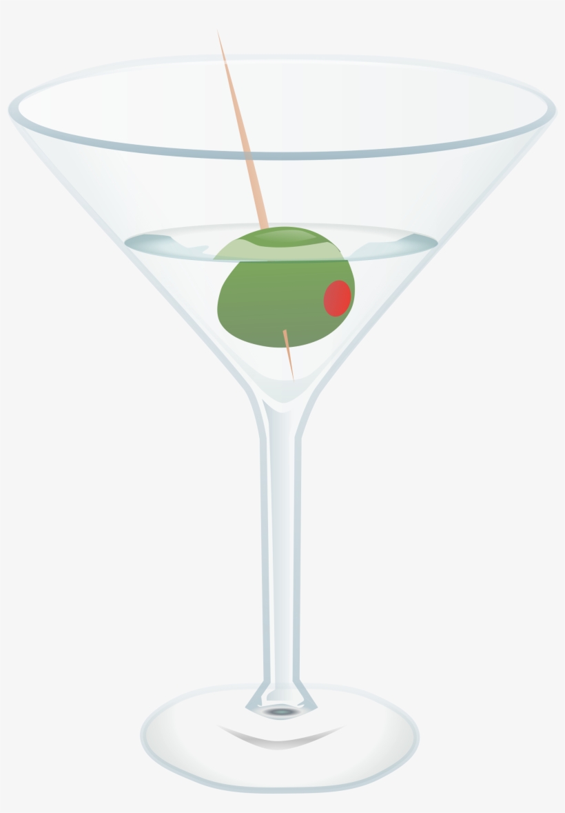 Open - Martini Clipart, transparent png #949462