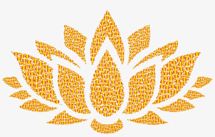 Yellow Clipart Lotus Flower - Lotus Flower Background Png, transparent png #949492
