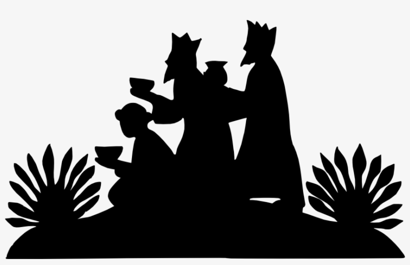 Silhouette Wise Men Sv - Wise Men Png, transparent png #949572