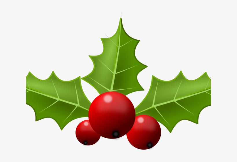 Christmas Clipart Holly - Clip Art, transparent png #949680