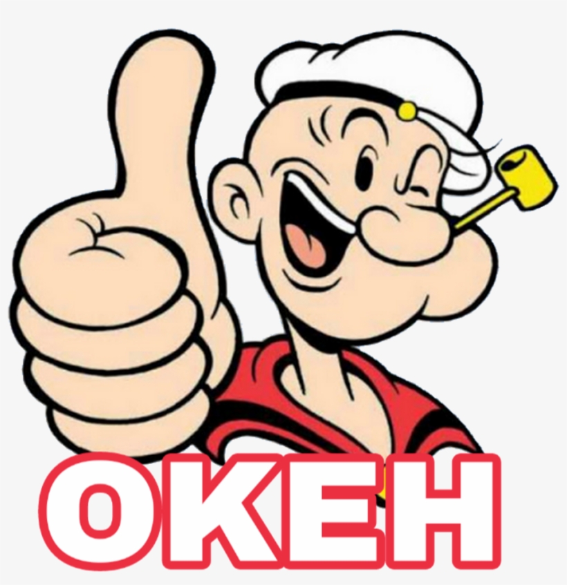 Popeye Sticker - Sarcasm, transparent png #9400173