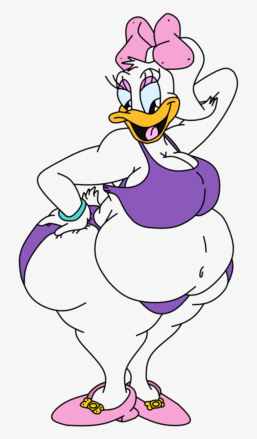 3 Months Ago - Deviantart Daisy Duck Fat, transparent png #9400931