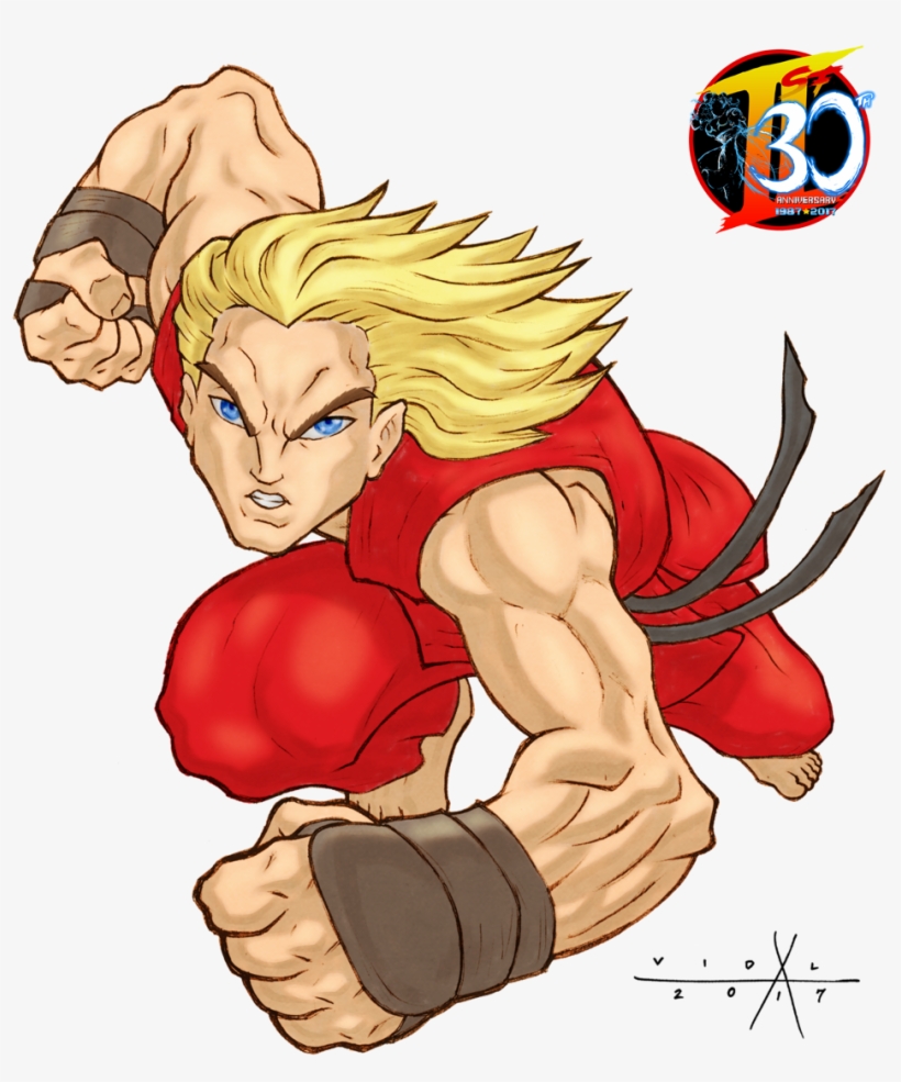 The Street Fighter 30th Tribute - Cartoon, transparent png #9401853