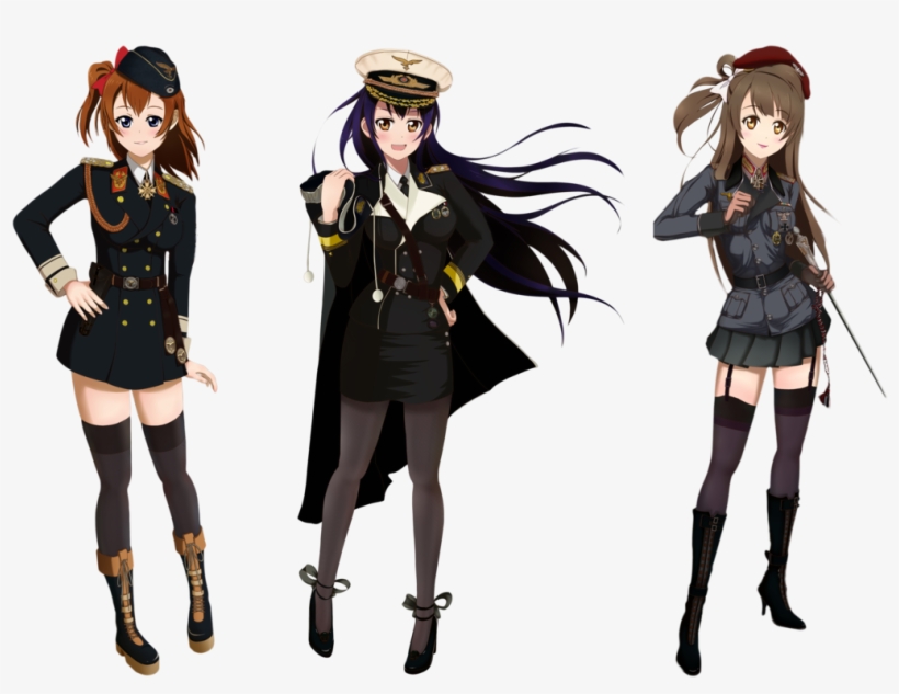 Girl Uniform Military Anime, transparent png #9402171