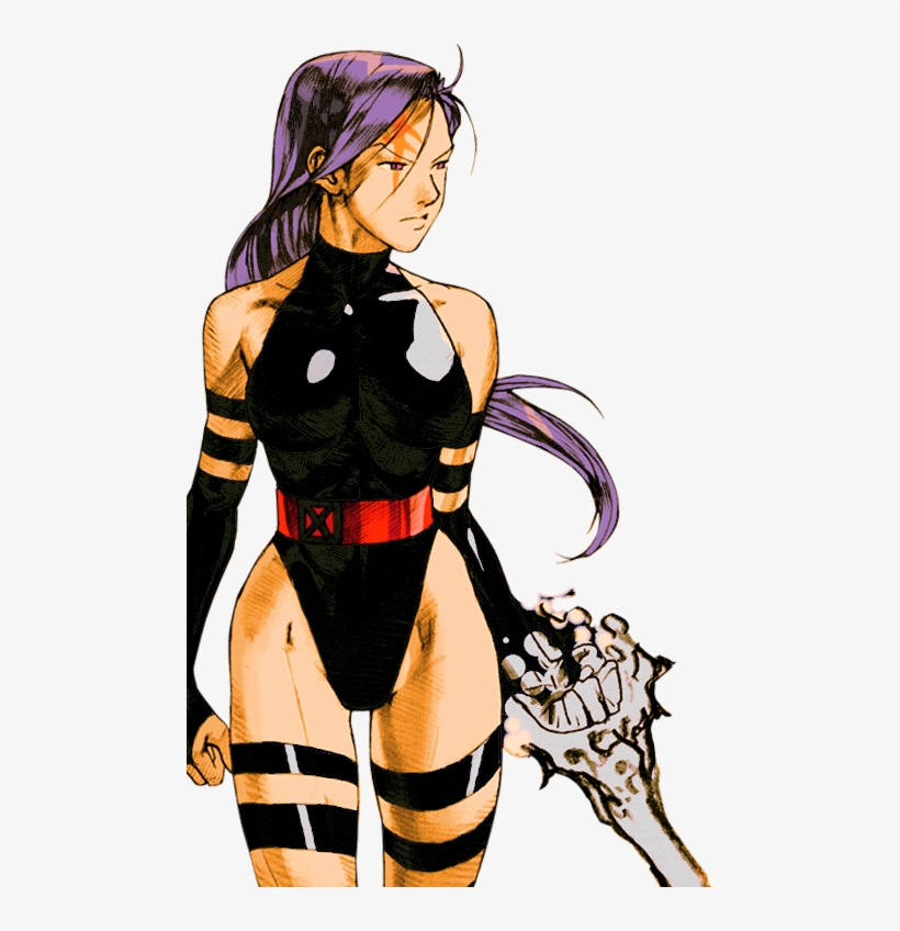 Marvel Vs Capcom 2 Psylocke By Hes6789 - Ryu Marvel Vs Capcom 2, transparent png #9402725