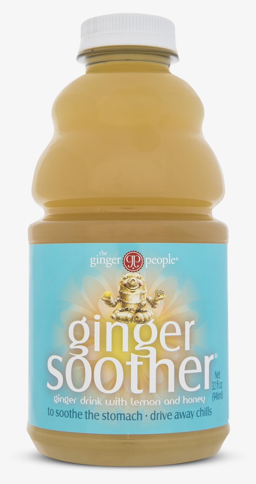 99510 Ginger Soother 33oz 946ml Usa Large - Plastic Bottle, transparent png #9403456
