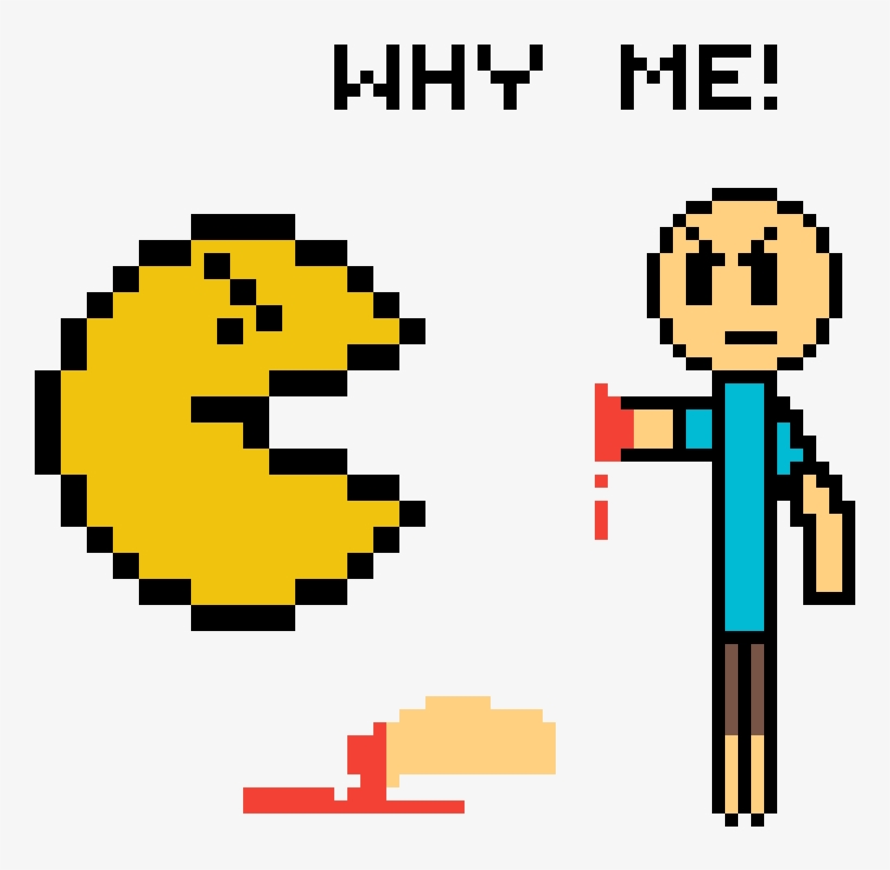 Ouch - Pac Man Pixel Art, transparent png #9403567