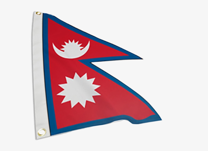 Nepal International Flag - Nepal Flag, transparent png #9403951