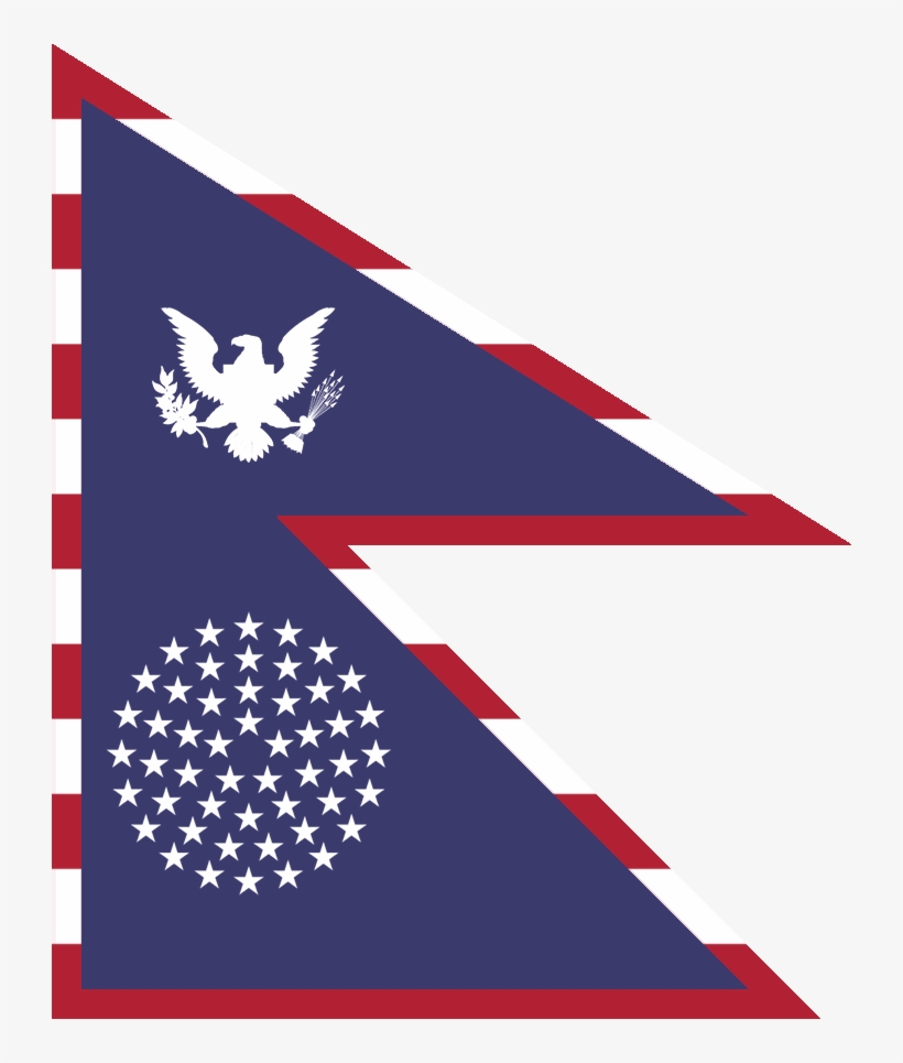 Redesignsflag Of The Usa In The Style Of Nepal - Would The Us Flag Look Like, transparent png #9403953
