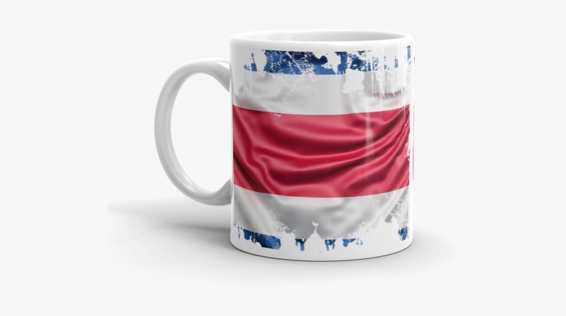 Mug Mondial 2018 Costa Rica Flag - Coffee Cup, transparent png #9404001