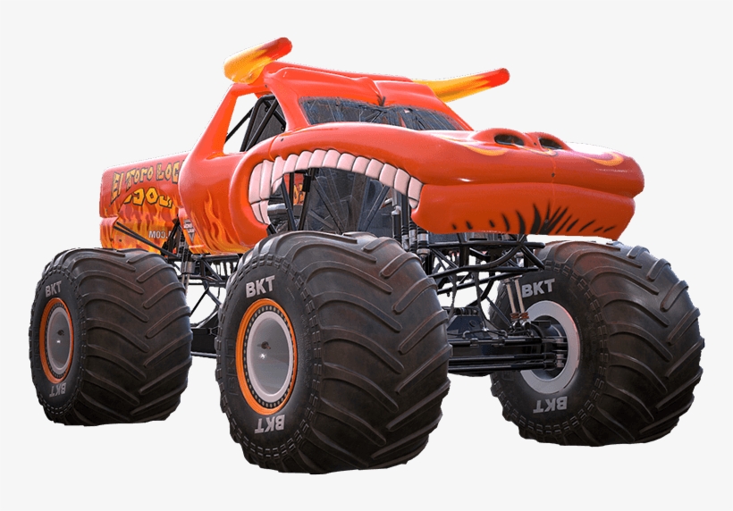 Download Rendering El Toro Loco Monster Truck Png Image With No Background Pngkey Com