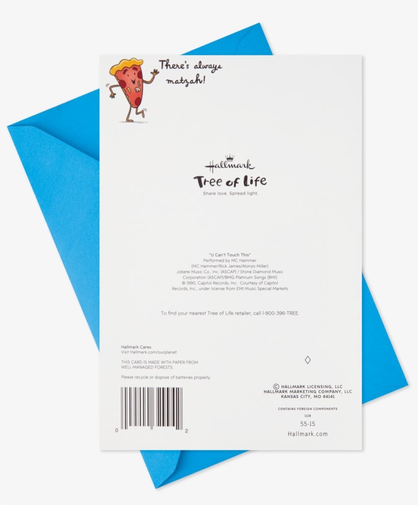 There's Always Matzah Musical Passover - Greeting Card, transparent png #9404325