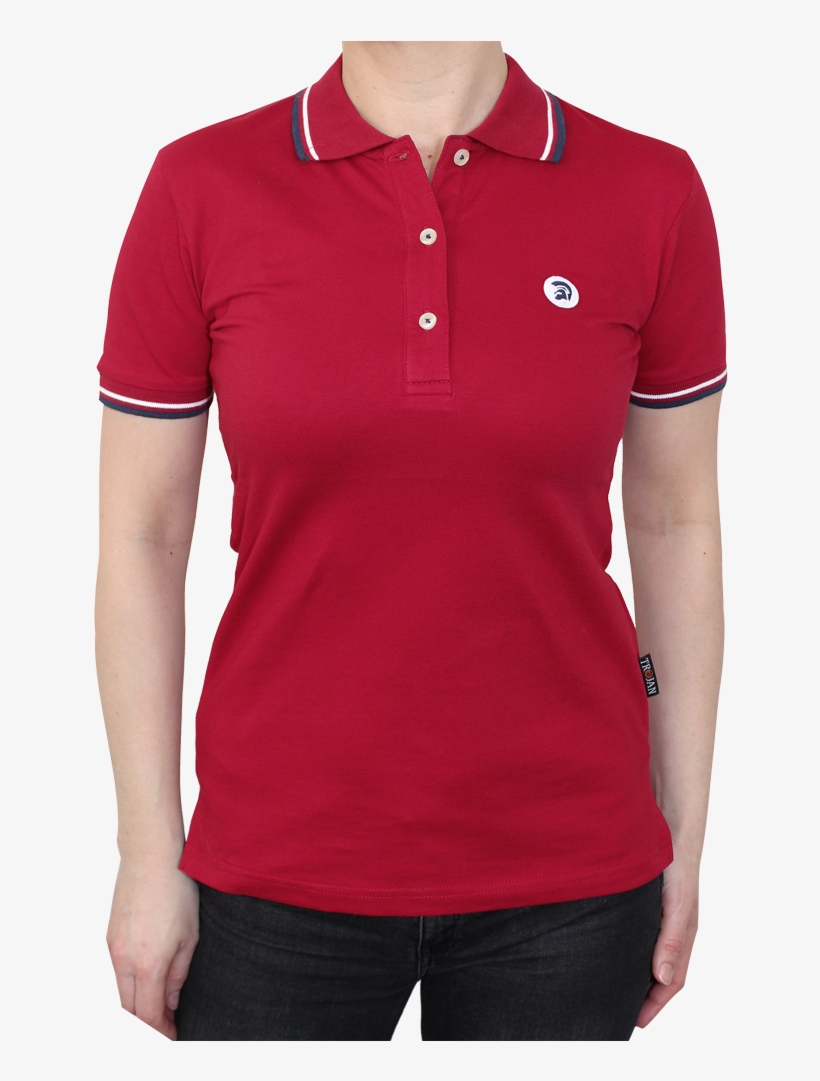 Red Polo Shirt For Girls, transparent png #9404328