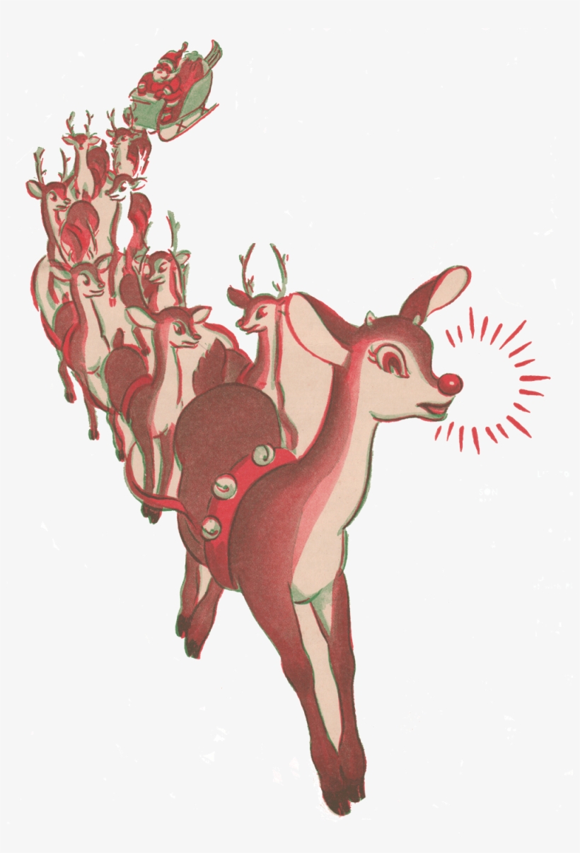 Vintage Rudolph The Red Nosed Reindeer Sheet Music - Rudolph, transparent png #9405038
