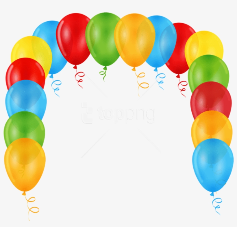 Free Png Download Balloon Arch Transparent Png Images - Transparent Balloon Arch Png, transparent png #9406247