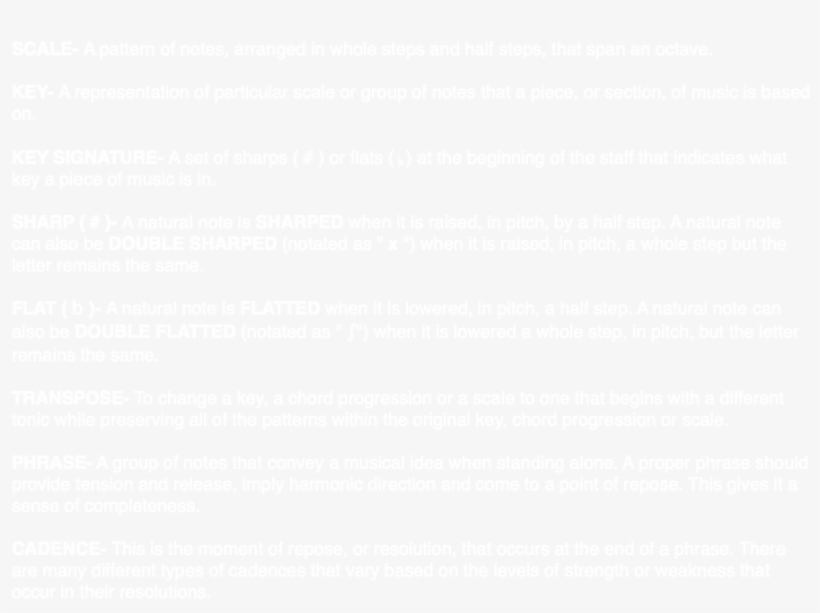 Key Words Scale- A Pattern Of Notes, Arranged In Whole - Erosion, transparent png #9406499