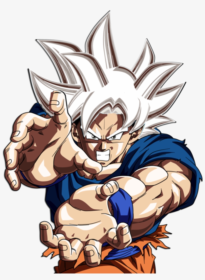 Report Abuse - Goku Ultra Instinct Kamehameha, transparent png #9406656