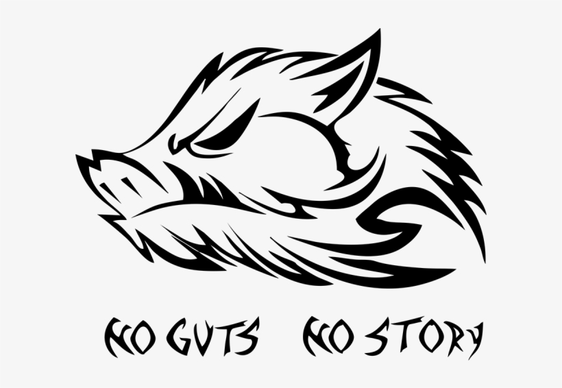 Details About No Guts No Story Wild Boar Truck Auto - Hog Hunting, transparent png #9406948