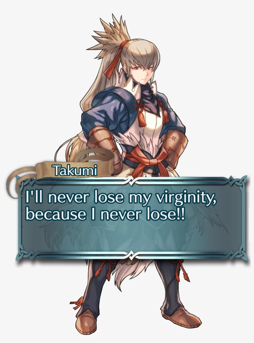 Can We Have Any Of The Taku's Saying "i'll Never Lose - Takumi Fire Emblem Heroes, transparent png #9407577