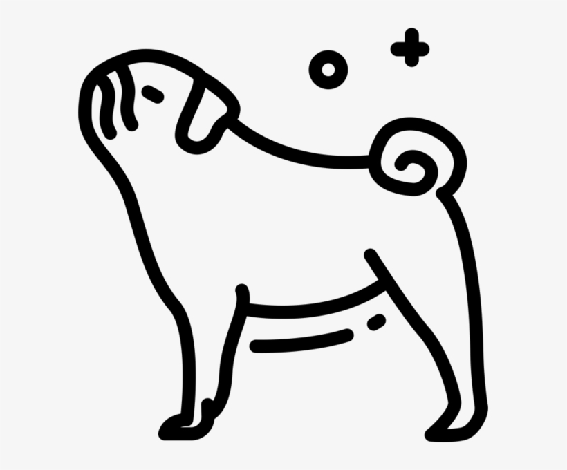 Graphic Stock Rubber Stamp Sketch Dog Cat Fur Baby, transparent png #9407579