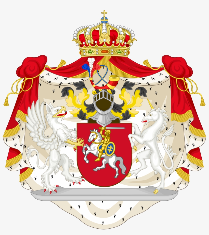 Coa Kingdom Of Lithuania - Crest, transparent png #9407740