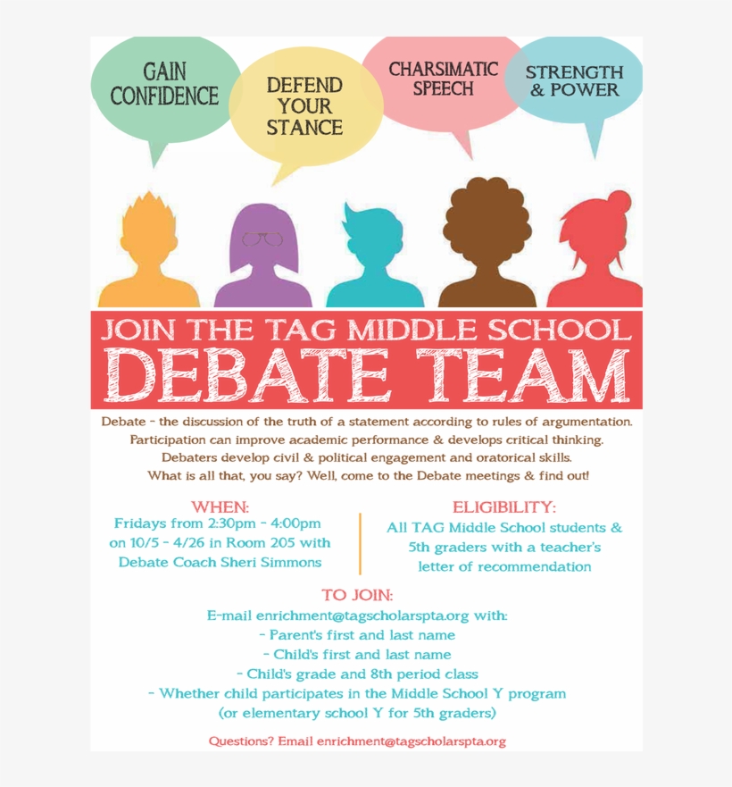 Middle School Debate Team - Town Hall Meeting Clipart, transparent png #9409022