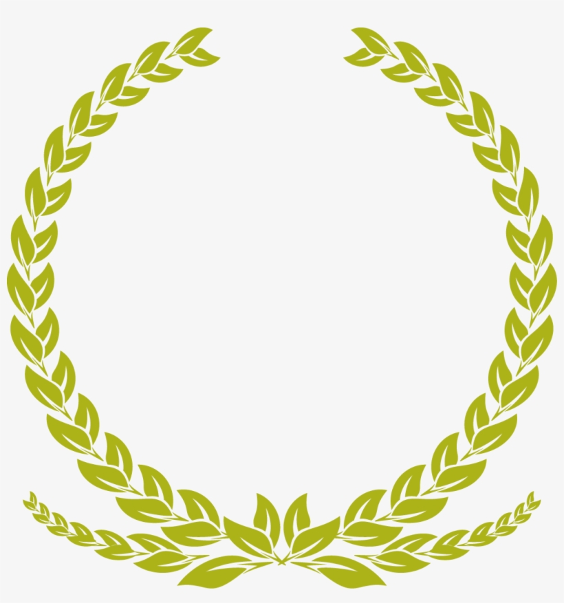 Png Free Stock Green Grass Border Clipart - Laurel Wreath, transparent png #9409375
