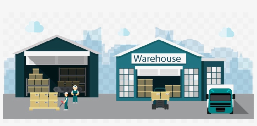 Factory Png Transparent Picture - Warehouse Cartoon, transparent png #9410027