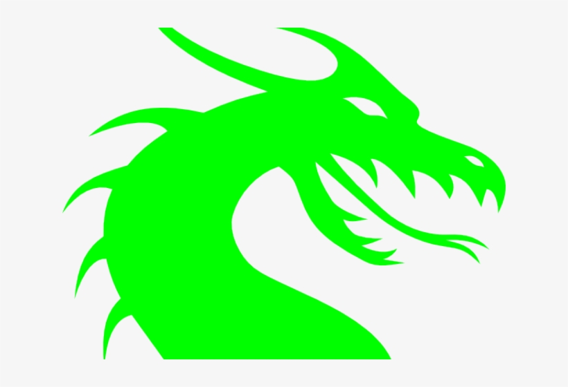 Dragon Clipart Icon - Dragon Head Silhouette, transparent png #9410040