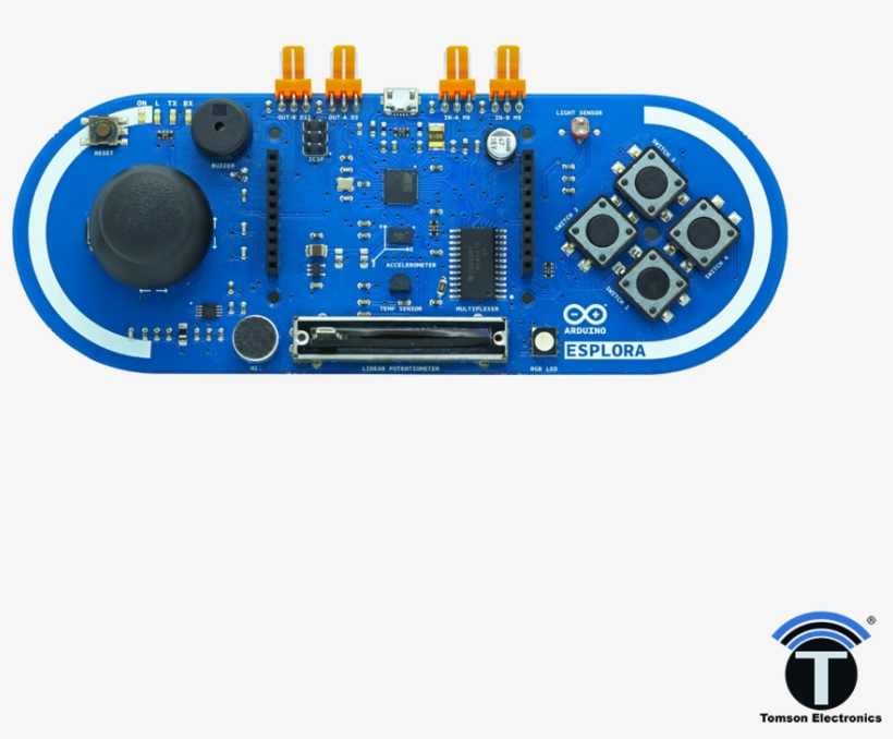 Arduino Esplora - Esplora Joystick Photosensitive Sensor Support Lcd, transparent png #9410182