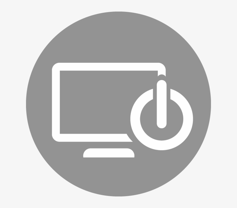 Turn Off The Monitor - Circle, transparent png #9411606
