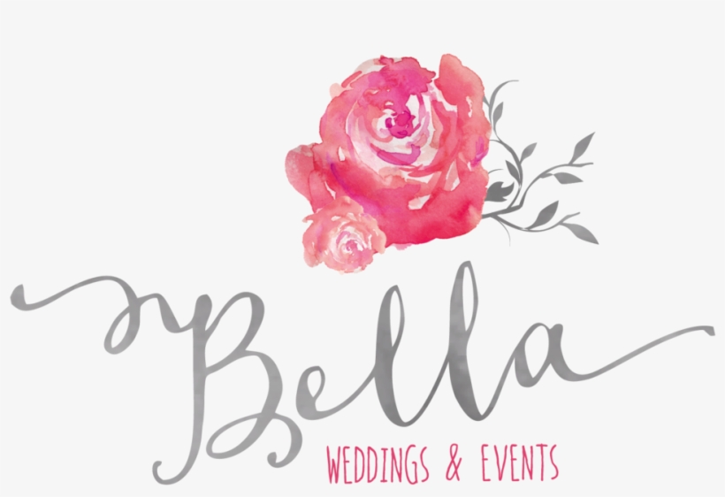 Bella Weddings & Events - Wedding Events Logo Rose, transparent png #9412125