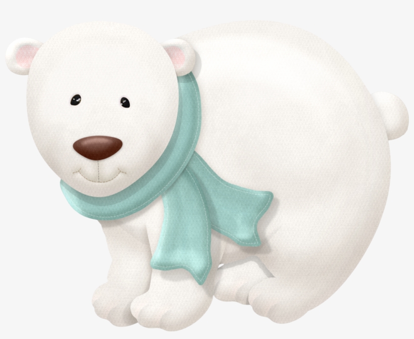 Pin By Lori Bechtel On Winter Clip Art - Winter Polar Bear Clipart, transparent png #9412372