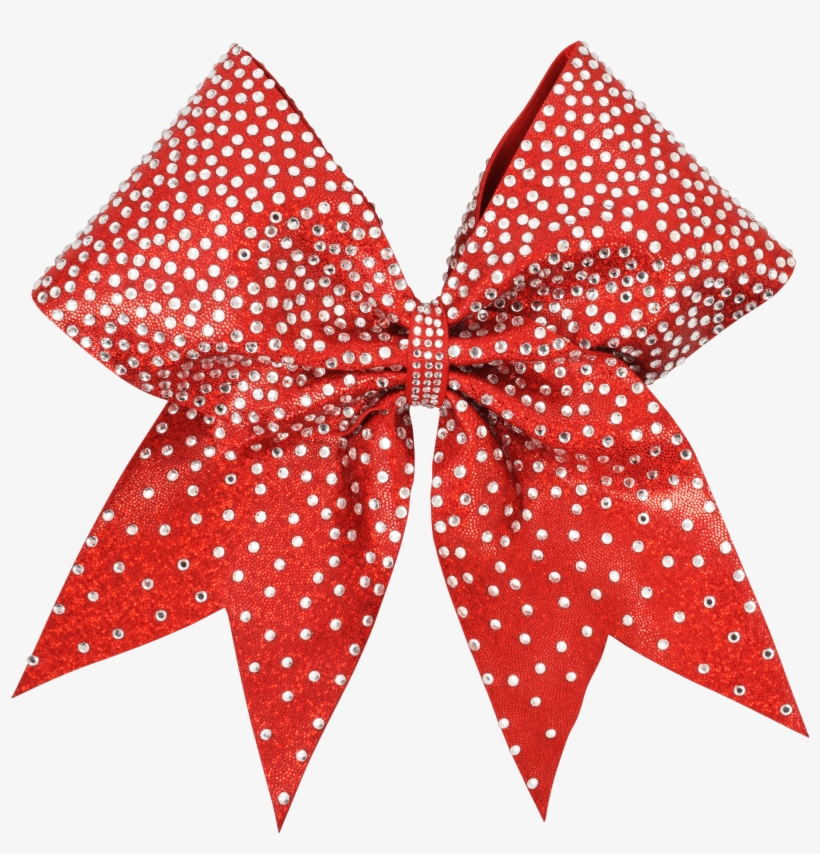 Cheer Bow And Arrows - Polka Dot, transparent png #9412383