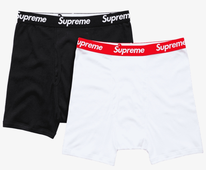 Hanes X Supreme - Supreme X Hanes Boxers, transparent png #9412481