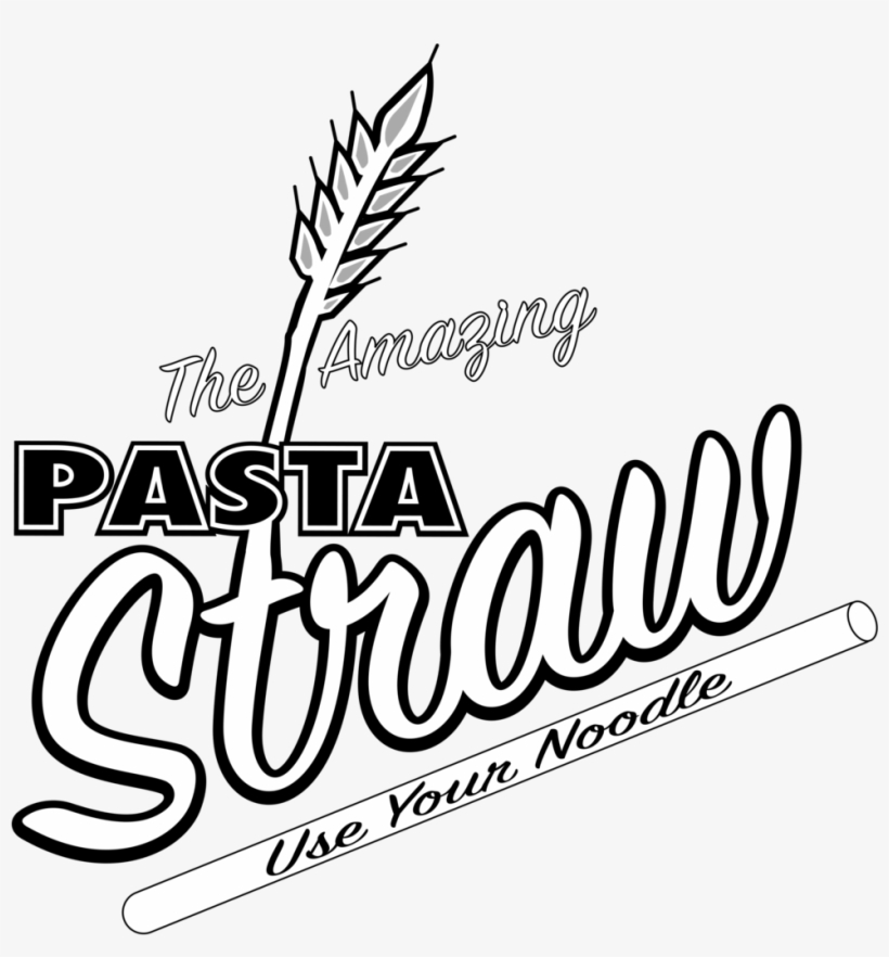 Drawn Straw Chowder - Pastastraws, transparent png #9412663
