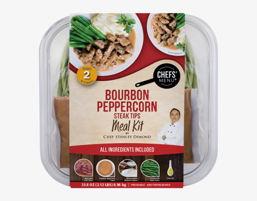 Bourbon Peppercorn Steak Tips Bourbon Peppercorn Steak - Shoprite Meal Kits, transparent png #9413554