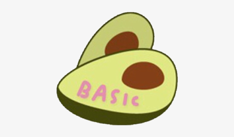 Avocado Png - Basic Avocado Snapchat, transparent png #9414830