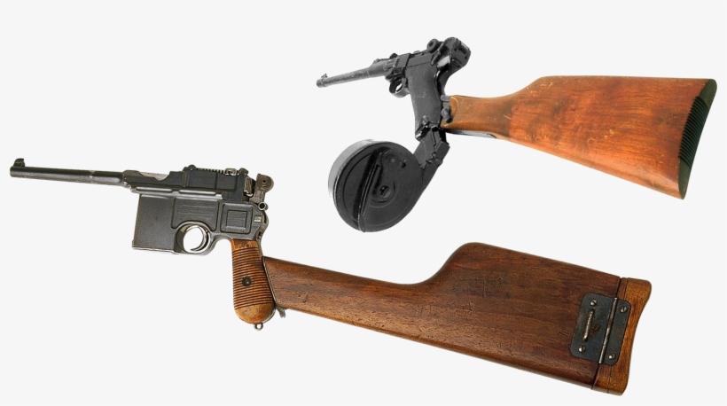 Old Guns, Two, Weapon, Pistol, Object, Hq Photo - Mauser Luger, transparent png #9415324