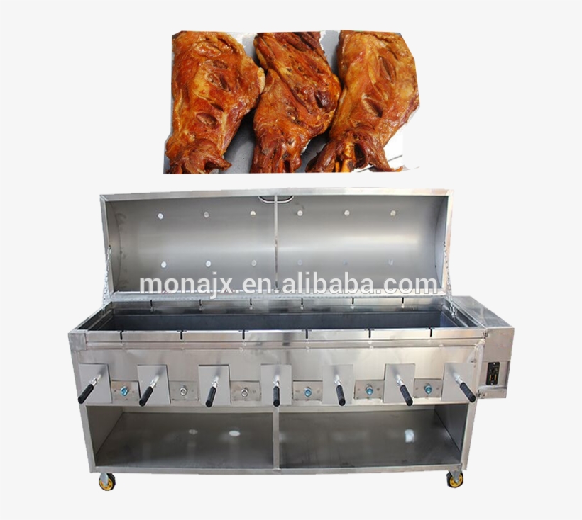 Lamb Leg Roast Machine/automatic Rotary Barbecue Grill - Rotisserie, transparent png #9415518