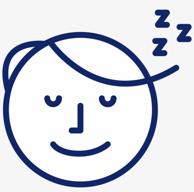 Sleeping Face, transparent png #9415634